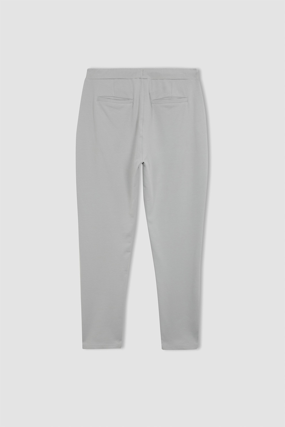 パンツ kcma DeFacto, Pantaloni sport conici cu snur, Gri deschis, S