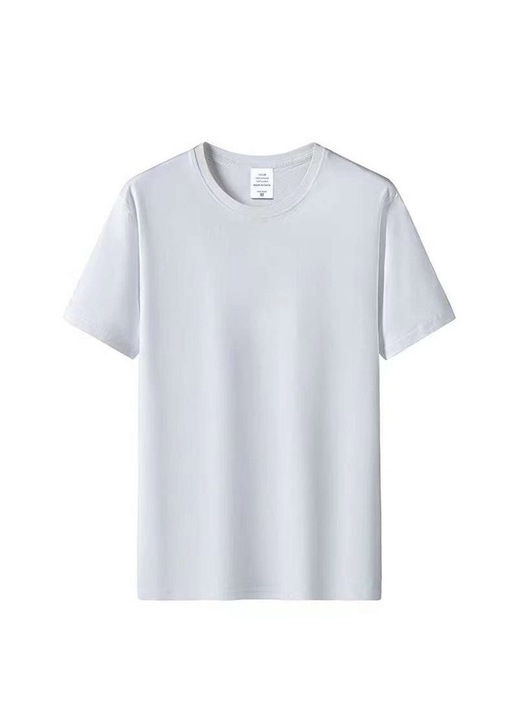 Tricou barbati, Bumbac, Alb 96840, Alb