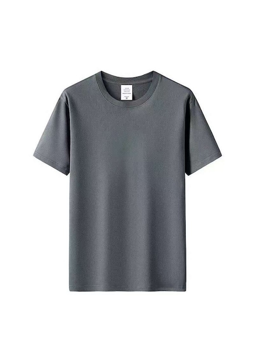Tricou barbati, Bumbac, Gri2