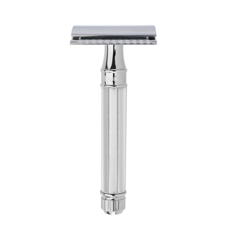 Edwin Jagger Aparat de barbierit clasic, DE89811BL Chrome Octagonal