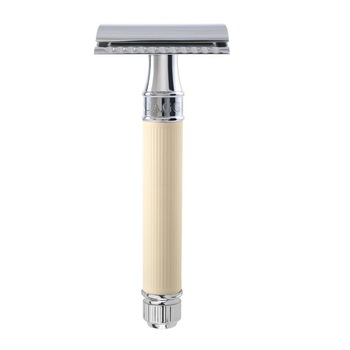 Edwin Jagger Aparat de barbierit clasic, DE87RC14 Ivory Rubber Coated Edwin Jagger Aparat de barbierit clasic, DE87RC14 Ivory Rubber Coated