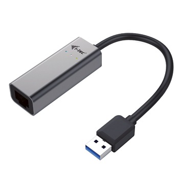 Adapter i-tec USB 3.0 Metal Gigabit Ethernet 1x USB 3.0 do RJ-45 10/100/1000 Mbps LED Adapter i-tec USB 3.0 Metal Gigabit Ethernet 1x USB 3.0 do RJ-45 10/100/1000 Mbps LED