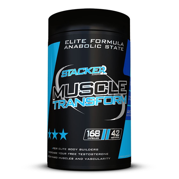 Stacker MUSCLE TRANSFORM, 168 capsule