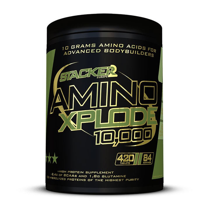 Aminoacizi Pre Workout Stacker AMINO XPLODE 10000, 420 capsule