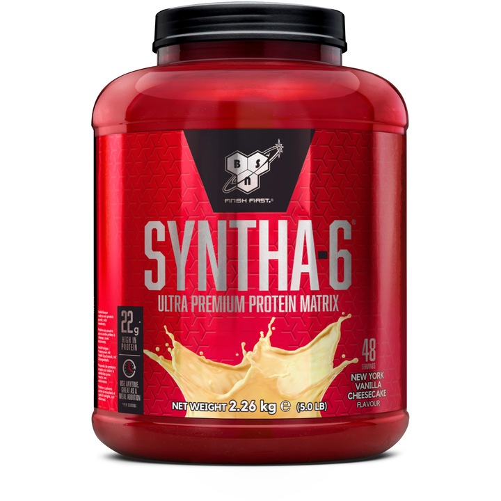 Суроватъчен протеин BSN Syntha 6, 2260 g, Чийзкейк с ванилия New York