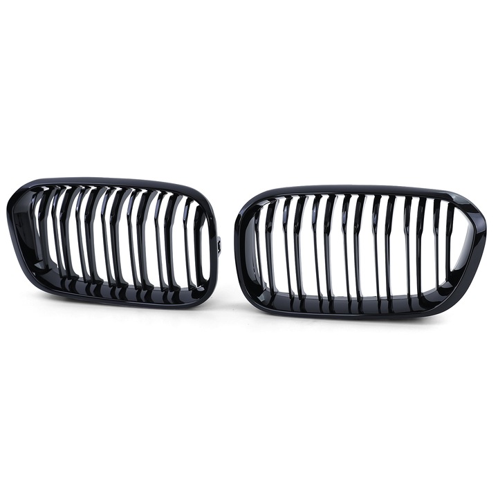 Комплект двойна M решетка BMW 1 SERIES F20 F21 Facelift 2015-2019, черен гланц