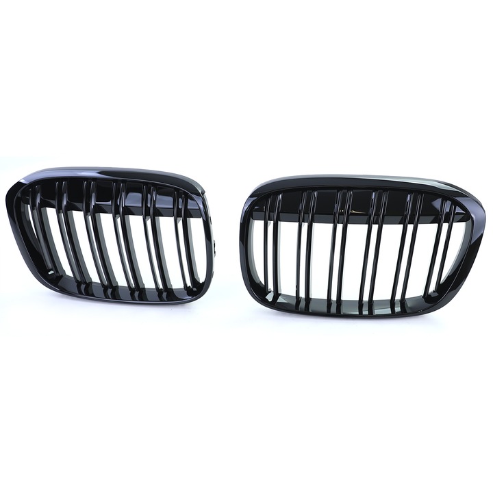 Set Grile Nari Duble M BMW X1 F48 2014-2019, Negru Lucios