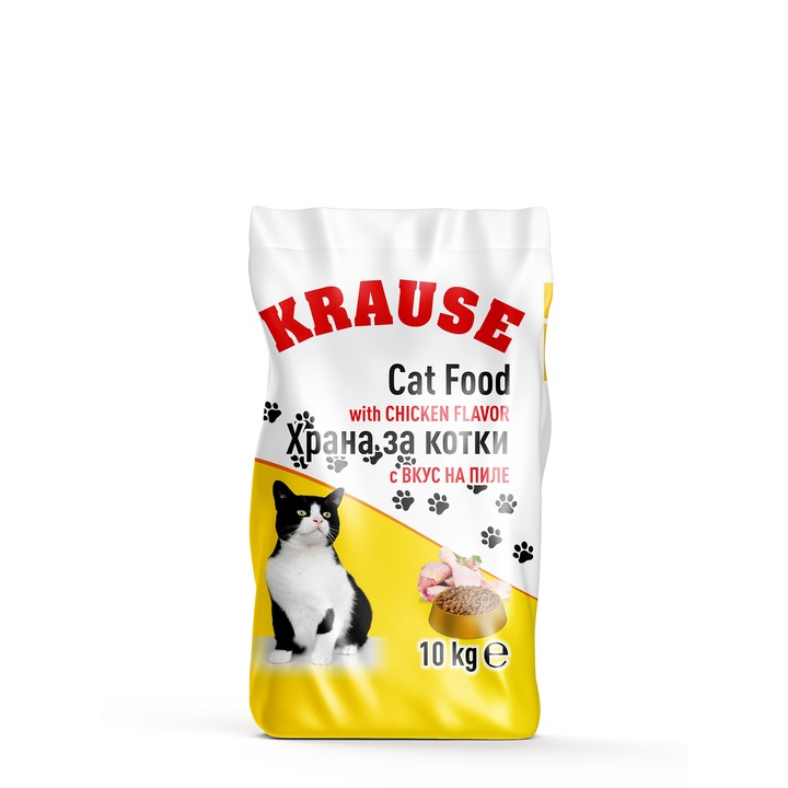 Hrana uscata pentru pisici, Krause&Doggy, KRAUSE, Adult, 10 kg