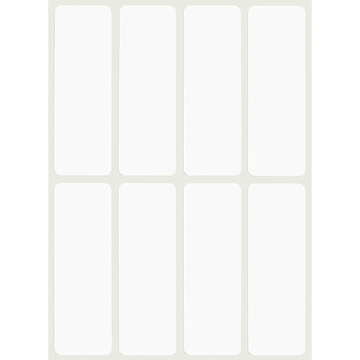Címkék, Fehér, öntapadós, a jelölővel írni, 2.5 x 7.5 cm, 40 etikett/csomag