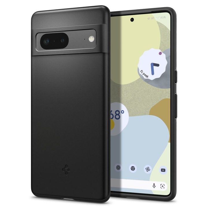 Husa pentru Pixel 7, Spigen Thin Fit, Black