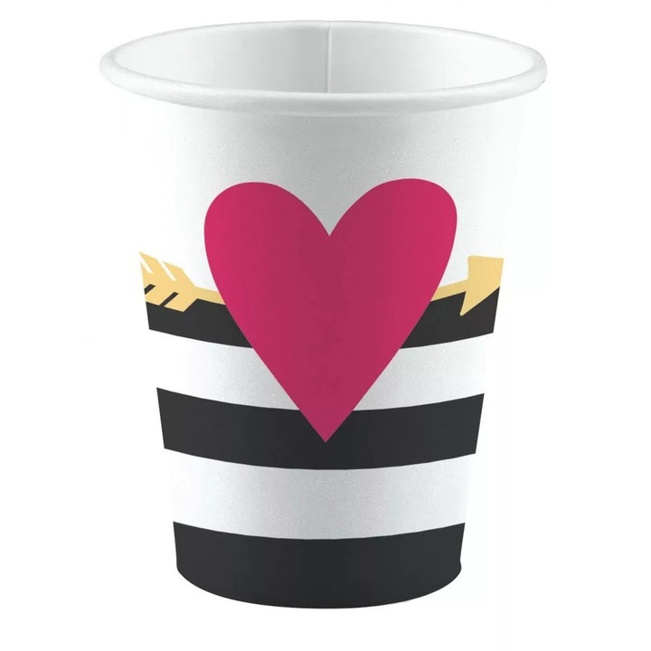Everyday love papír pohár 8 db-os 250ml