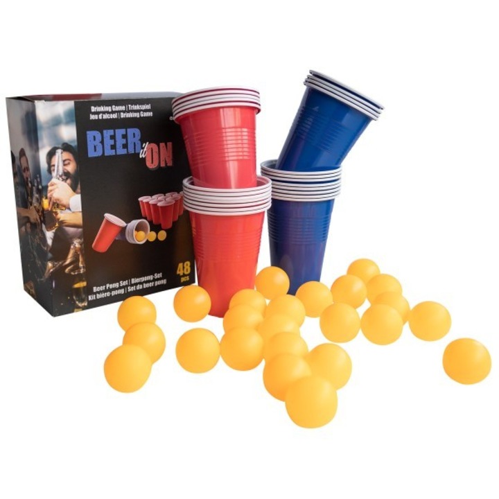 Игра за пиене Beer Pong beer pong 48 бр