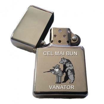 Bricheta metalica gravata Cel mai bun VANATOR Bricheta metalica gravata Cel mai bun VANATOR