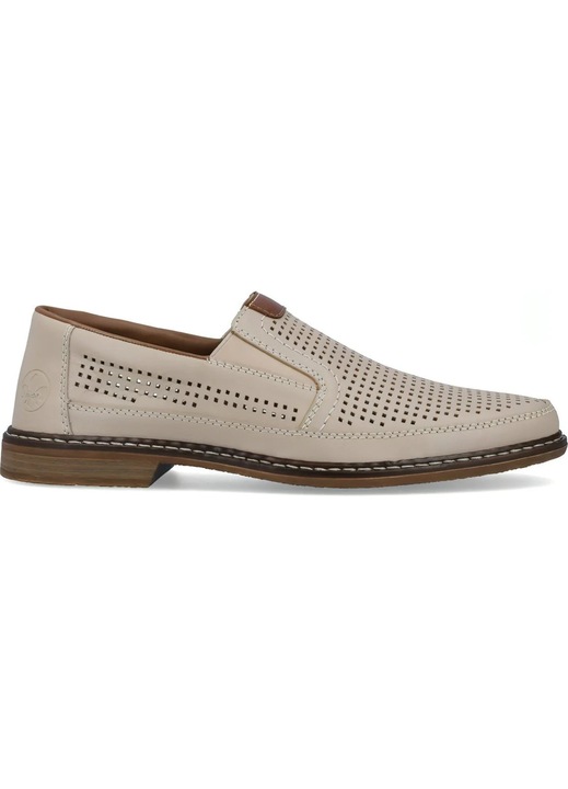 Pantofi Rieker, Piele, Bej, Bej