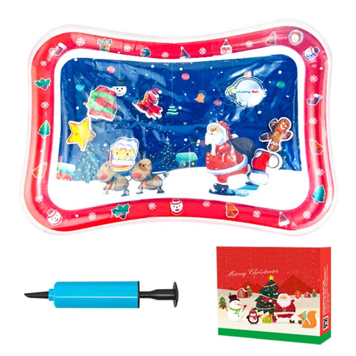 Воден дюшек Activity center за бебета, 66*50см, коледен
