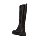Cizme dama, Geox, Piele, Negru, 39EU
