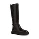 Cizme dama, Geox, Piele, Negru, 39EU