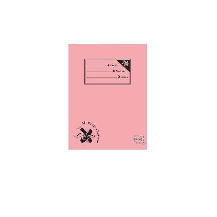 Caiet Pigna Basic A5, 80 file dictando