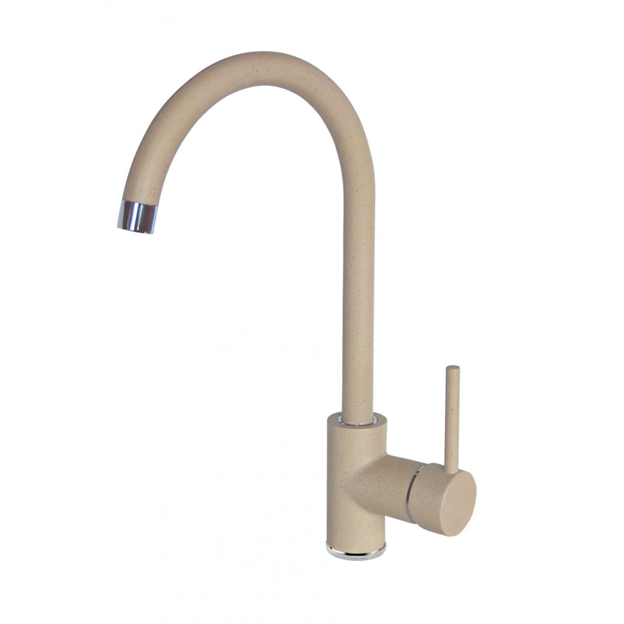 Baterie de bucatarie Deante BEN 762M, Monocomanda, 355mm, Granit, Bej