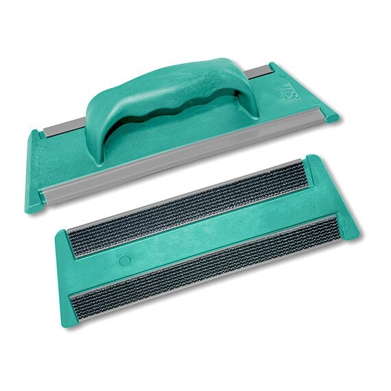 Stergator profesional pentru geam cu laveta microfibra