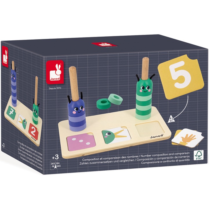 Joc educativ Janod - Compune si compara numerele