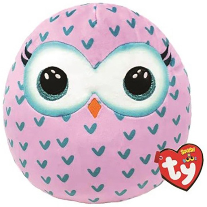 Plus Ty Squish-a-Boos - Winks Bufnita, 22 cm