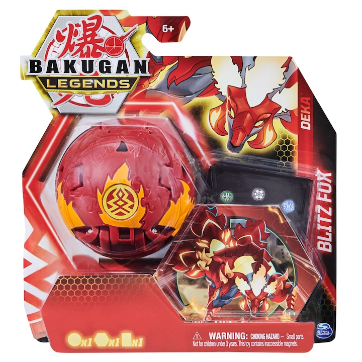 Figurina Bakugan Legends - Deka Blitz Fox