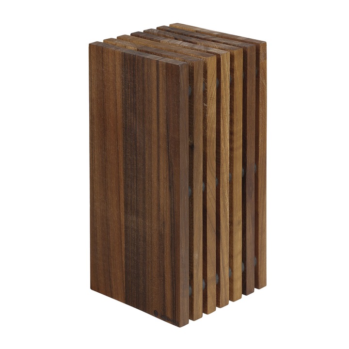 Késtartó, Zassenhaus, Fa, 13 x 13 x 26 cm, Barna