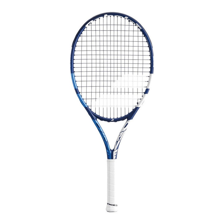 Детска тенис ракета Babolat Drive Junior 25 (синя), наплетена, с калъф, 25 инча