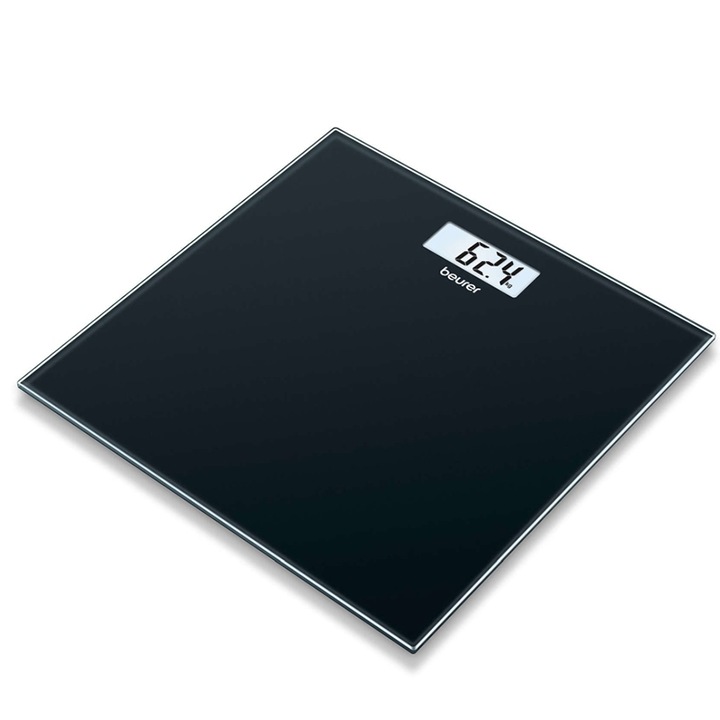 Електронна персонална везна Beurer GS 10 Glass bathroom scale black