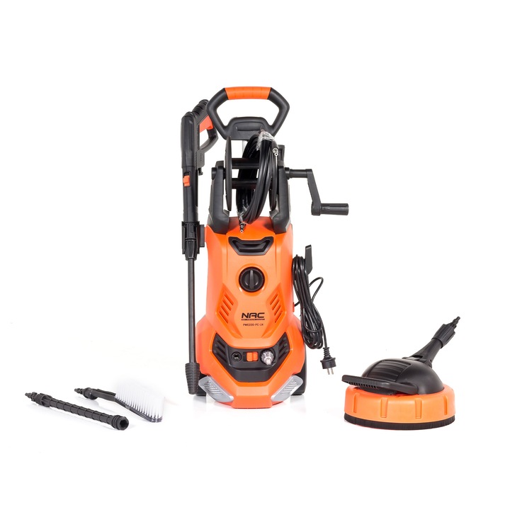 Водоструйка, Nac, Алуминий, 2200 W, Черен/Оранжев