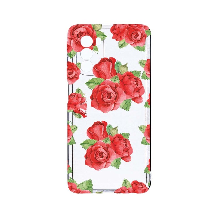 BestCase 2MM Clear Szilikon telefontok, Motorola Moto G51 5G, Rose, Kamera védelem, strapabíró, T 97