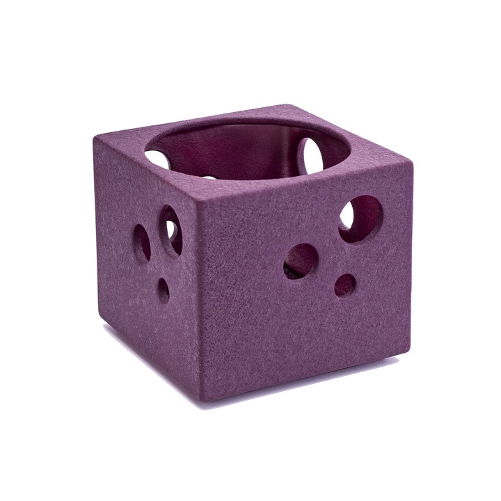 Ghiveci, Cub, Violet 2,5 l