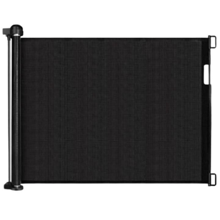 Предпазна врата за кучета, котки, деца, защита за стълби и врати, регулируем размер, Empria, 180 см, черна