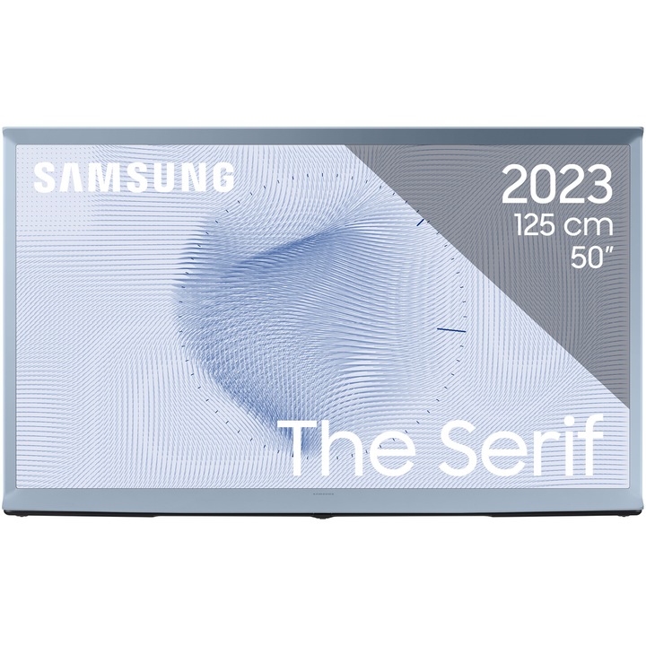 Televizor Lifestyle Samsung The Serif QLED 50LS01BH, 125 cm, Smart, 4K Ultra HD, Clasa G (Model 2023)