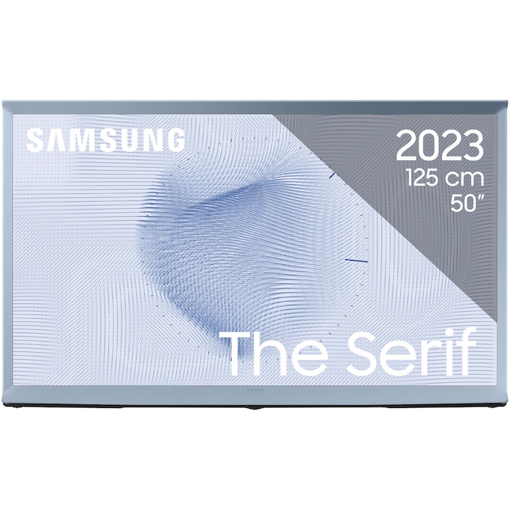 Телевизор Lifestyle Samsung The Serif QLED 50LS01BH, 50" (125 см), Smart, 4K Ultra HD, Клас G (Модел 2023)