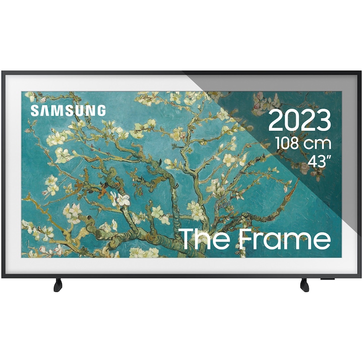 Televizor SAMSUNG Tablou QLED The Frame 43LS03BG, 108 cm, Smart, 4K Ultra HD, Clasa G (Model 2023)