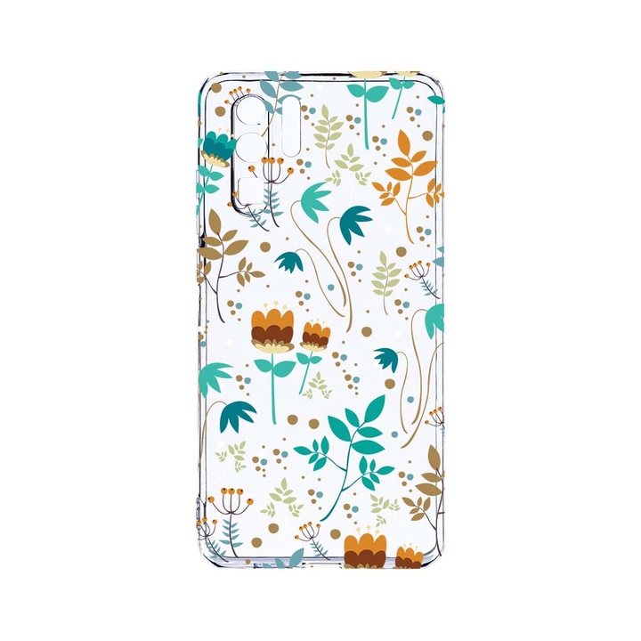 Силиконов калъф BestCase за Huawei P30 Pro, Spring Flowers, Camera Protection, Clear Silicon 2.0MM, T 28