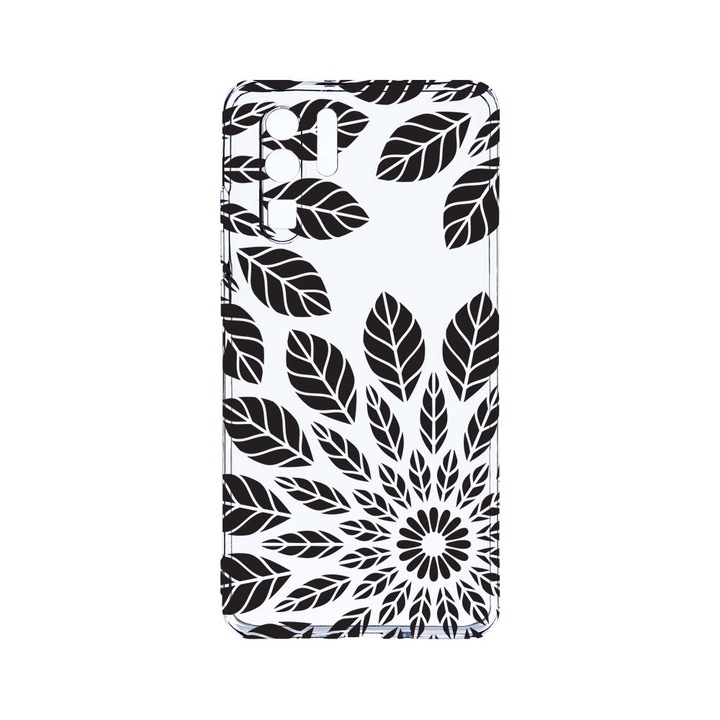 Силиконов калъф BestCase за Huawei P30 Pro, Flower Pattern, Camera Protection, Clear Silicon 2.0MM, T 76