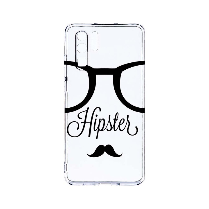 Силиконов калъф BestCase за Huawei P30 Pro, Hipster, Camera Protection, Clear Silicon 2.0MM, T 12