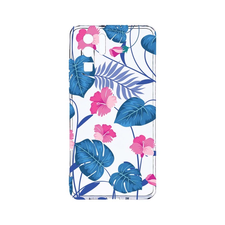 Силиконов калъф BestCase за Huawei P30 Pro, Tropical, Camera Protection, Clear Silicon 2.0MM, T 112