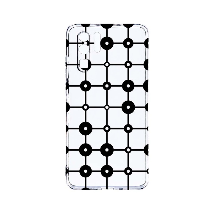 BestCase 2MM Clear Szilikon telefontok, Huawei P30 Pro, Lines, Kamera védelem, strapabíró, T 124