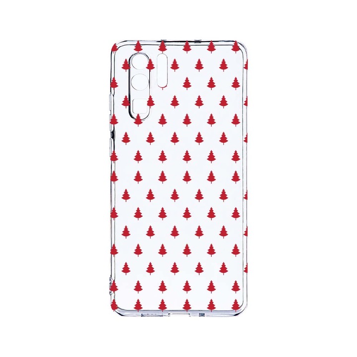 Силиконов калъф BestCase за Huawei P30 Pro, Christmas, Camera Protection, Clear Silicon 2.0MM, T 174