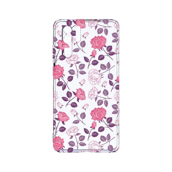 Силиконов калъф BestCase за Huawei P30 Pro, Rose, Camera Protection, Clear Silicon 2.0MM, T 168