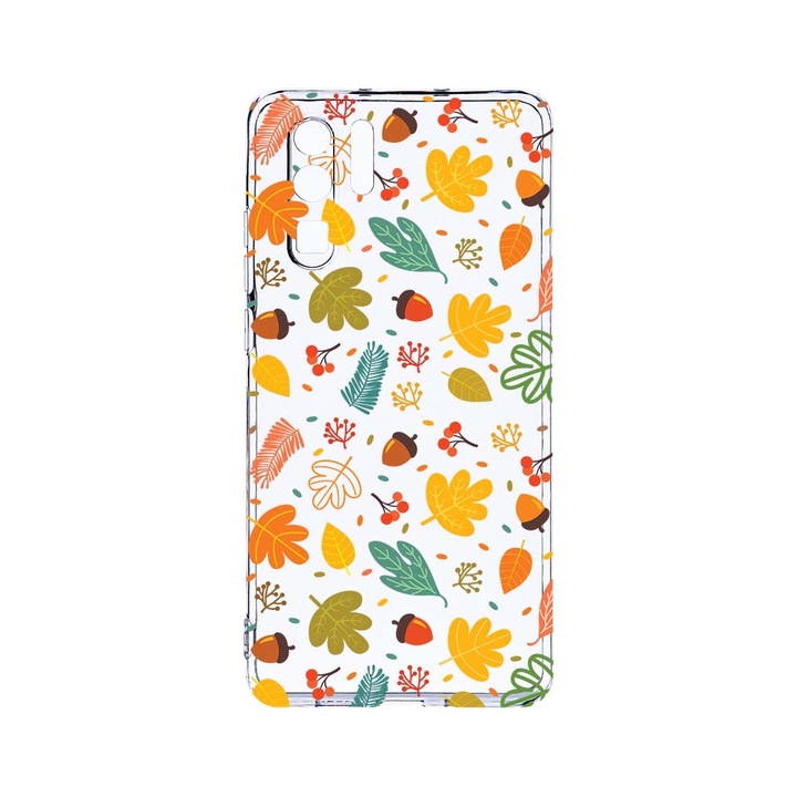 Силиконов калъф BestCase за Huawei P30 Pro, Autumn, Camera Protection, Clear Silicon 2.0MM, T 108