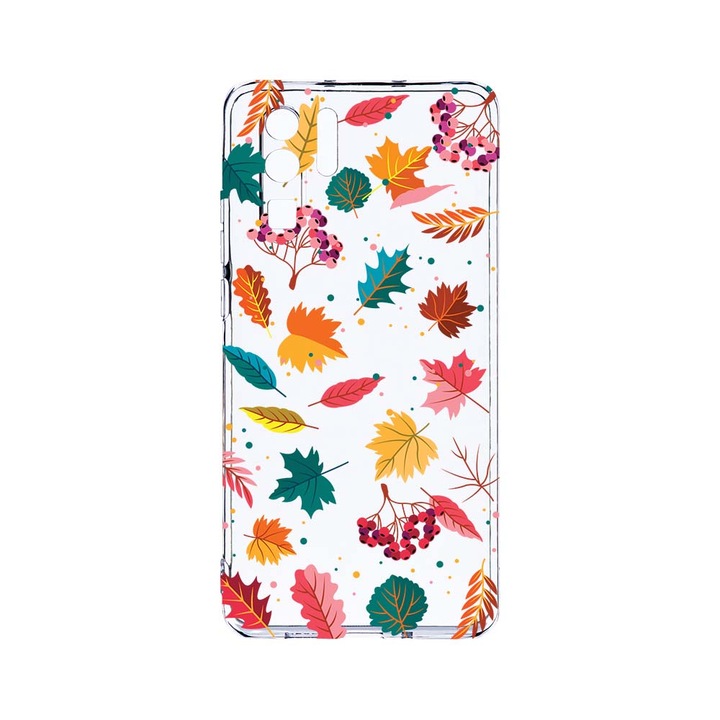 Силиконов калъф BestCase за Huawei P30 Pro, Feathers Color, Camera Protection, Clear Silicon 2.0MM, T 99