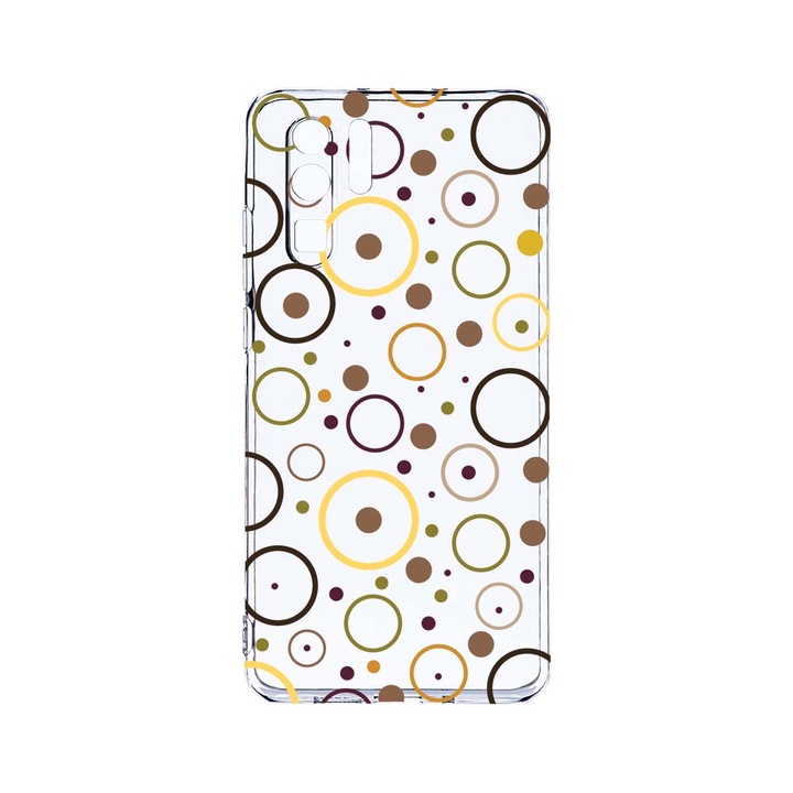 Силиконов калъф BestCase за Huawei P30 Pro, Circle, Camera Protection, Clear Silicon 2.0MM, T 147