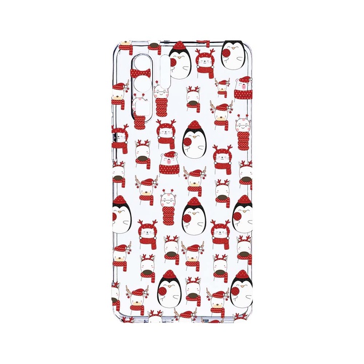 Силиконов калъф BestCase за Huawei P30 Pro, Winter Feelings, Camera Protection, Clear Silicon 2.0MM, T 166