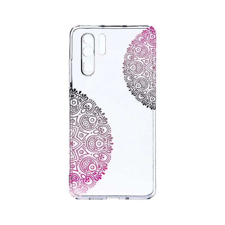 Силиконов калъф BestCase за Huawei P30 Pro, Lace, Camera Protection, Clear Silicon 2.0MM, T 92