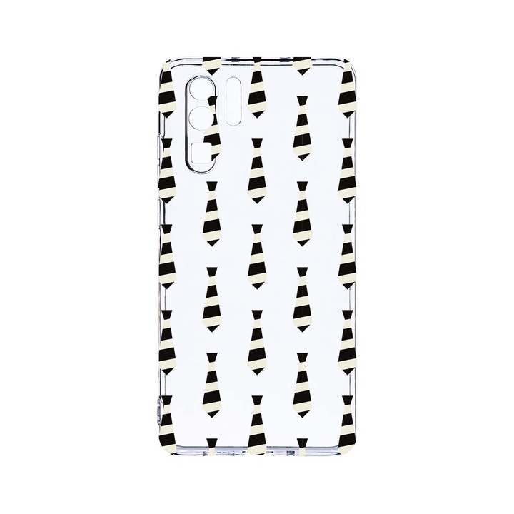 Силиконов калъф BestCase за Huawei P30 Pro, Gentelman, Camera Protection, Clear Silicon 2.0MM, T 181